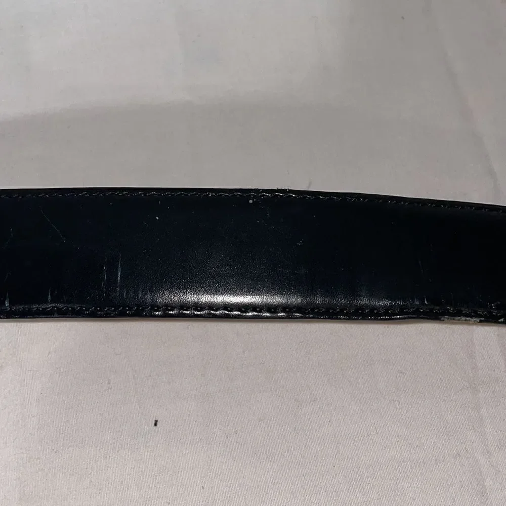 Synthetic leather belt